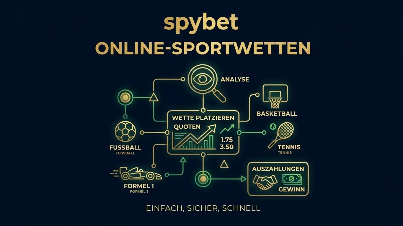 Sportwettenbereich von Spybet mit Sportauswahl und Quotenfeldern